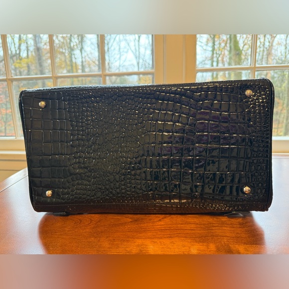 Large Croc Embossed Handbag - Grace Kelly inspired - Picture 6 of 9